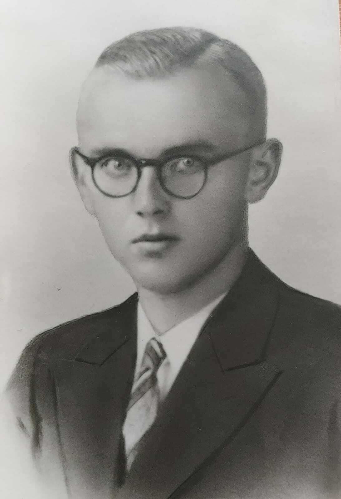 portret foto Franciscus Josephus Hoek