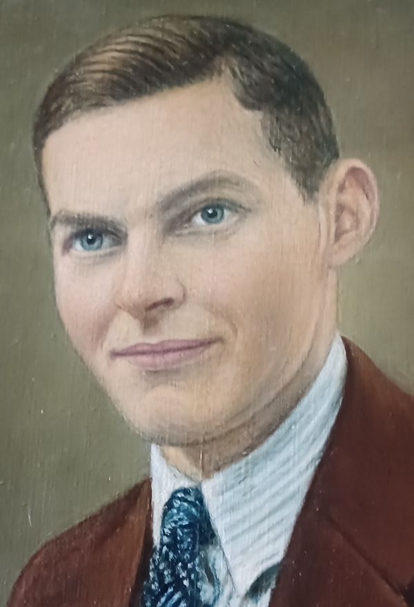Portret P.M. Meulenkamp, foto familie