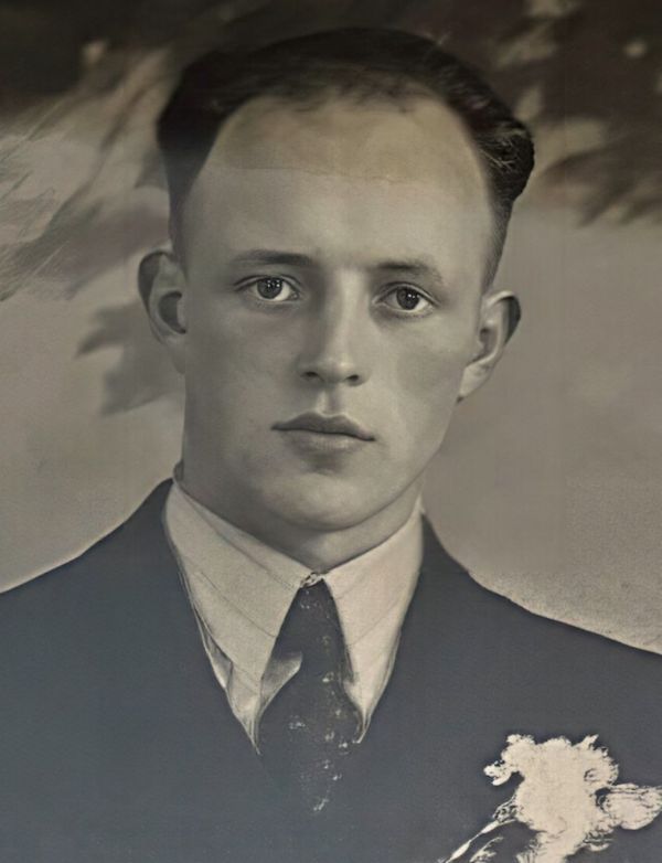Portretfoto A.H. Tor, foto familie