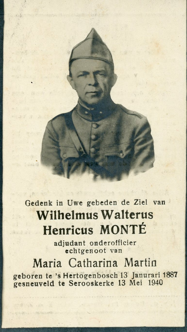 Willem Walterus Henri Monté 1887-1940