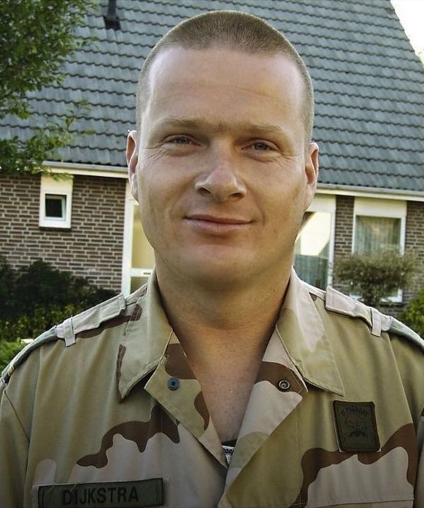 Portretfoto W. Dijkstra, foto familie
