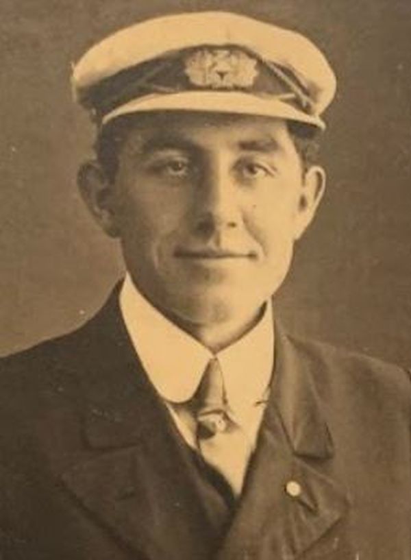 Portretfoto A. Waterman, foto familie