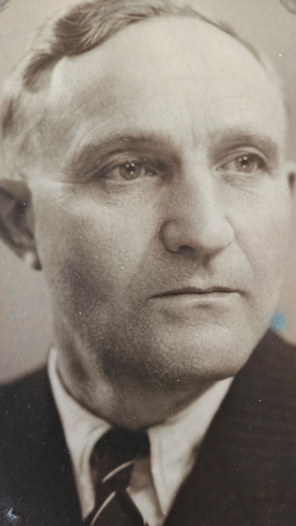 Portretfoto E.H. Borgman, foto familie