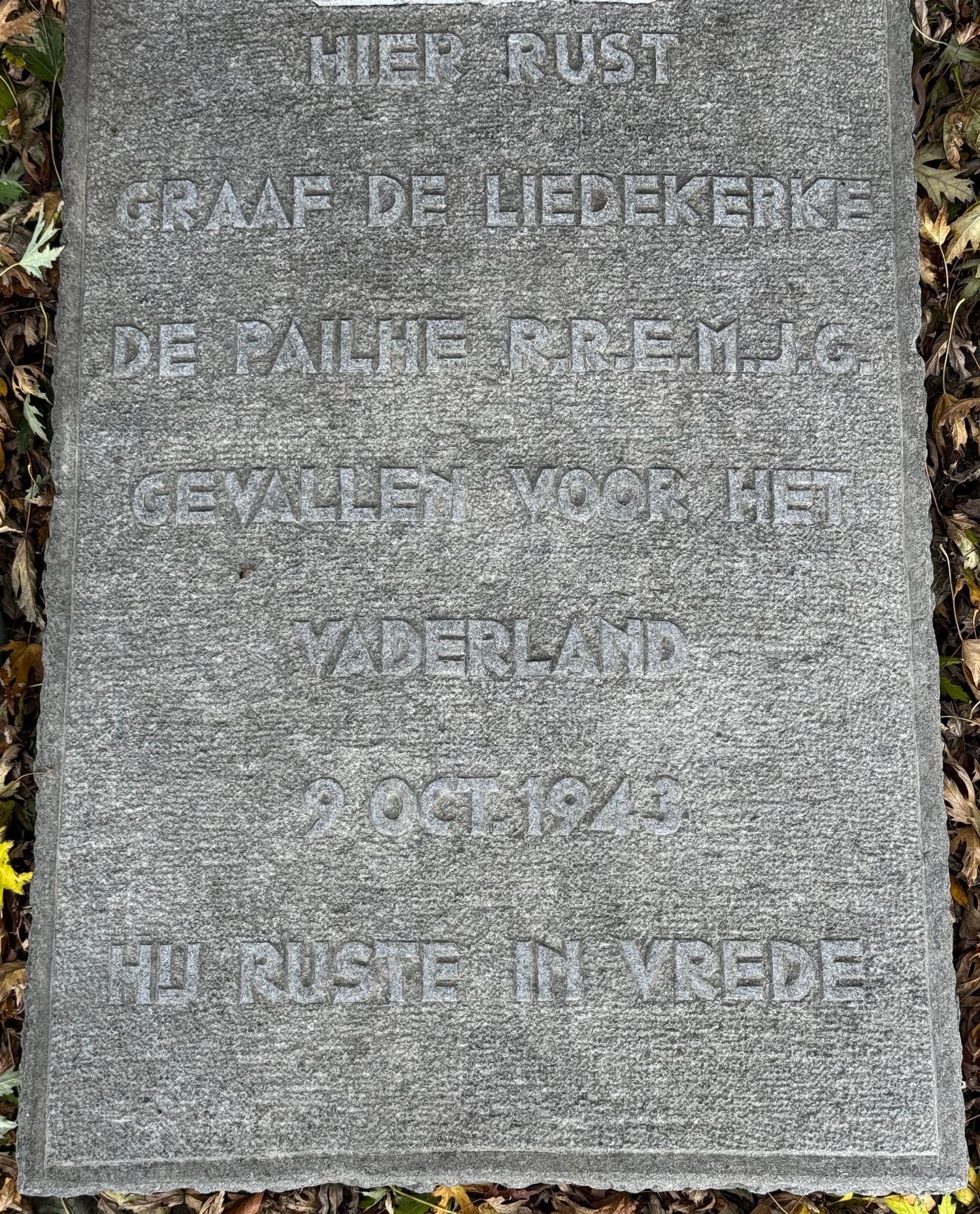 Graffoto Raphaƫl Graaf de Liedekerke de Pailhe