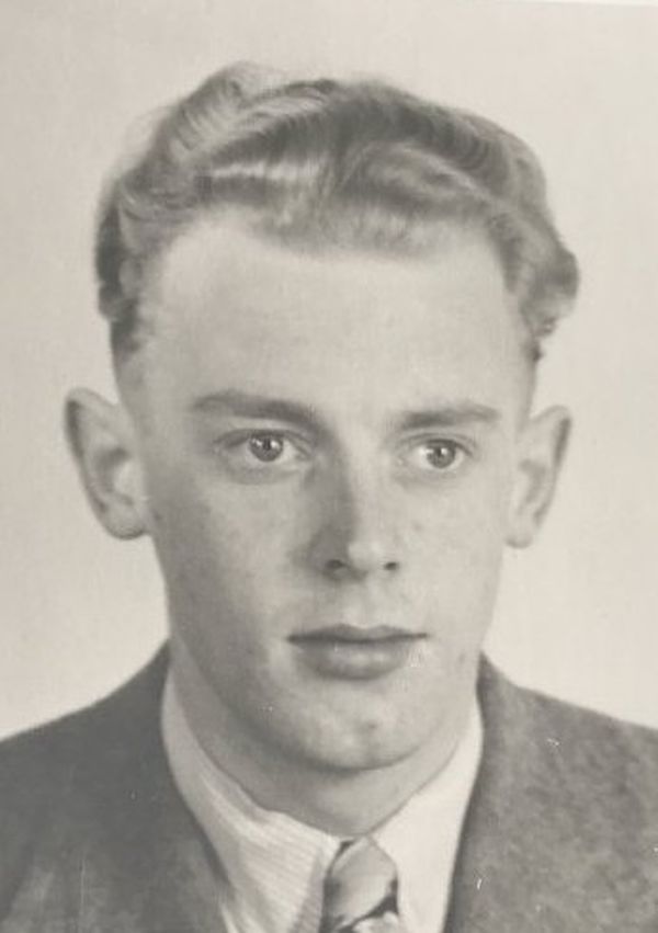Portretfoto J. Westra, foto familie