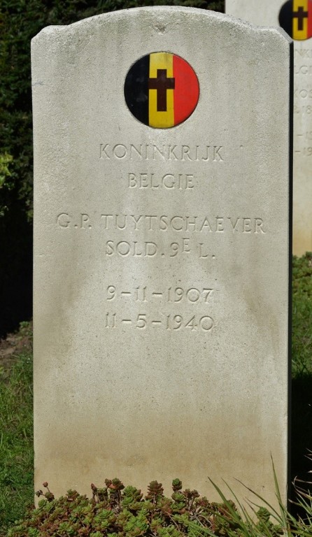 Graffoto G.P. Tuytschaever, bron Belgian Wardead Register